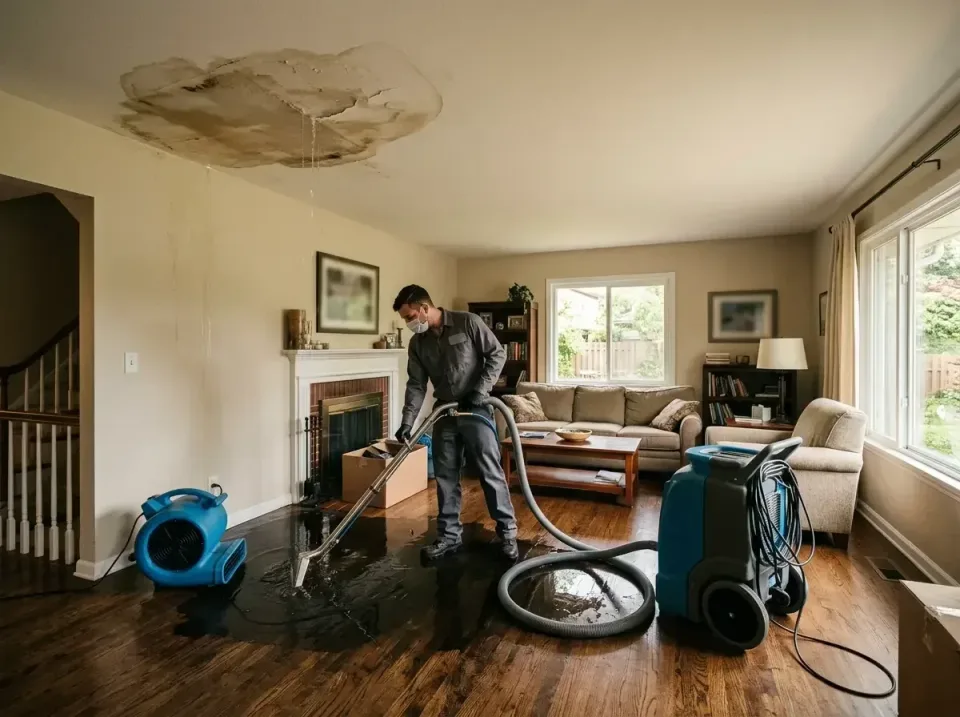 attic-pipe-burst-ceiling-drip-008 — frequently asked questions, Water Damage Restoration & Carpet Care in Dundee, OR